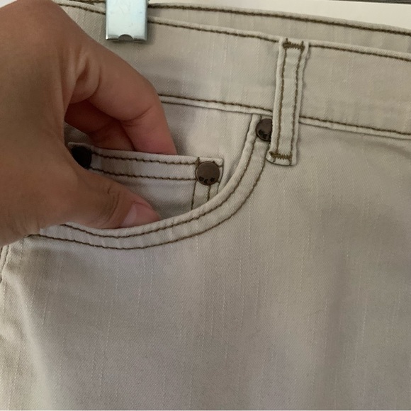 Rampage Heart Moon Stars Khaki Mini Skirt - Size 2 - Picture 4 of 6